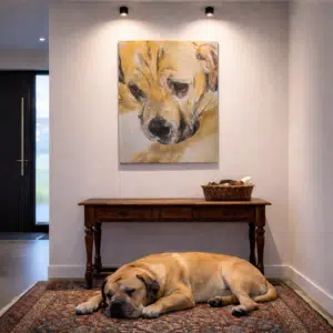 boerboel in de gang